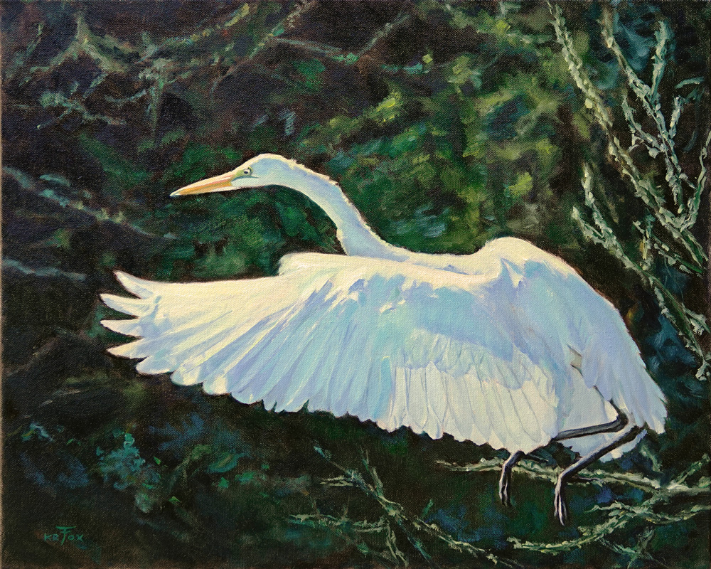 Airborne (Great White Egret)