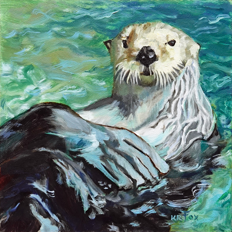 The Art of Relaxation (Sea Otter)